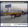 3 Axles Container Flat Bed Semi-Trailer with Capacity 40ton